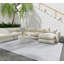 Highview Hand Woven Polyester Striped Area Rug in Gray-971596487-944408593