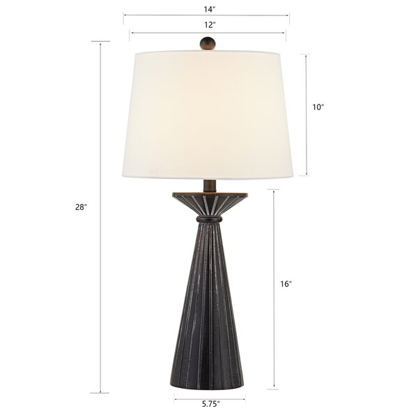 Three Posts™ Kitson Resin Table Lamp & Reviews | Wayfair