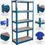Vida Metal Height -Adjustable Shelving Unit-19298069-19298067
