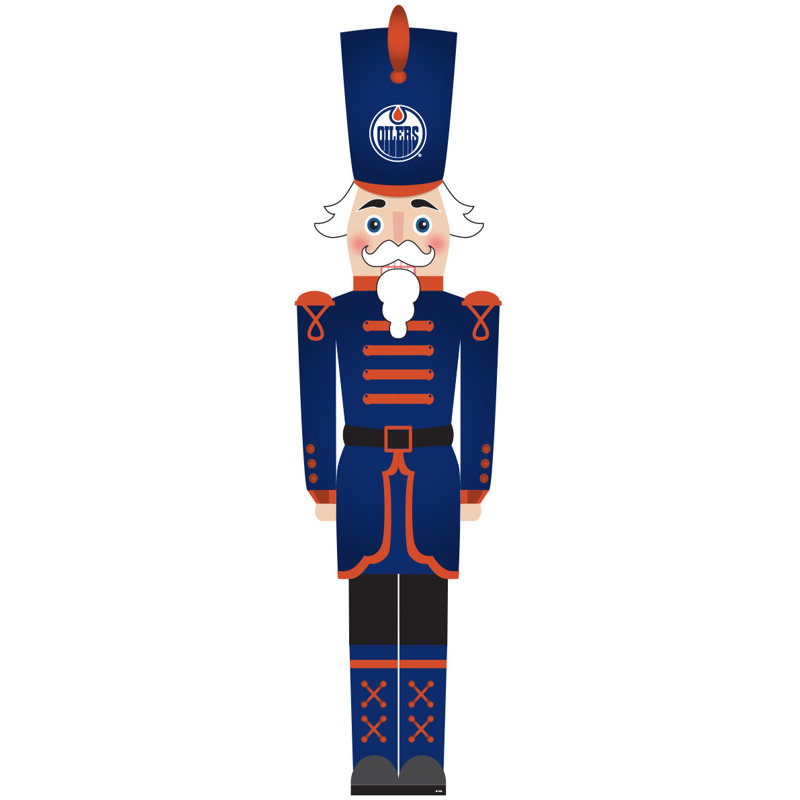 Edmonton Oilers 46" Nutcracker Leaner