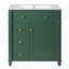Meuble-lavabo autoportant avec tablette réglable et tiroirs-2105701765