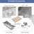 33" Stainless Steel Kitchen Sink - 33X21x9 Inch, Condensation Coating, With Cutting Board And Drain Inch Hygienic , Colander Installation Guide