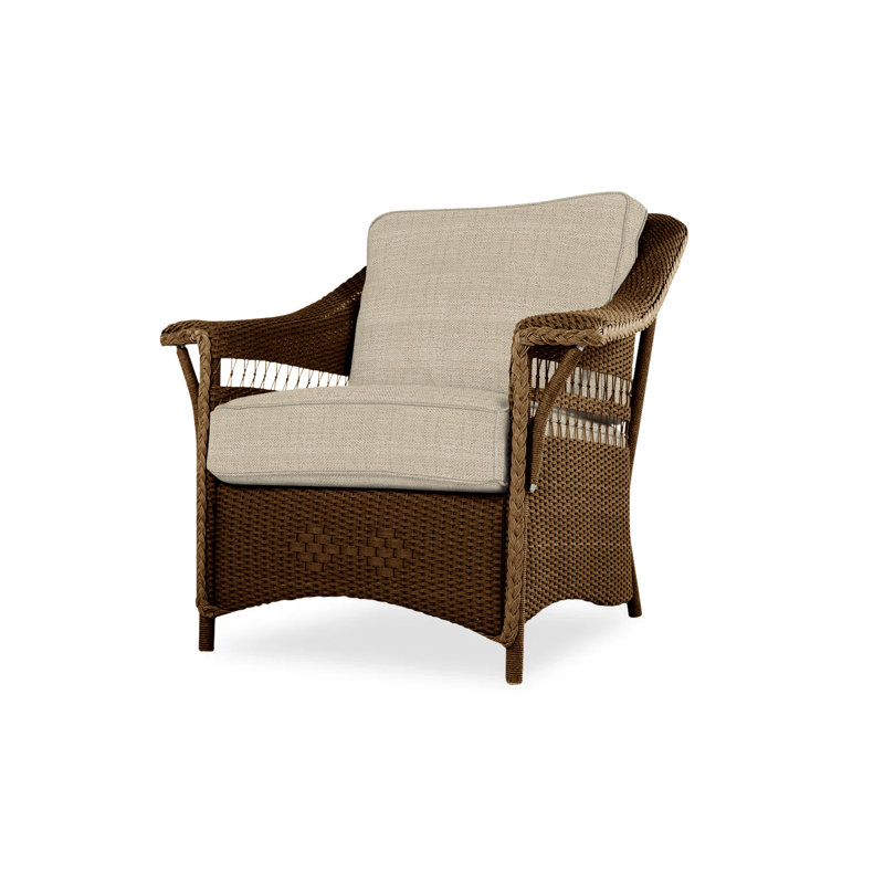 Nantucket Outdoor Lounge Chair, Sandberg Flax, Fawn