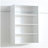 Devi White Wall Mounted Wood Closet System