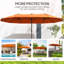 455cm Market Parasol