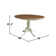 Ensemble de salle à manger extensible en bois massif Echols