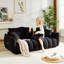 Canapé rembourré avec coussins, canapé 3 places à cadre en bois pour appartement, salon, chambre à coucher-1286295369