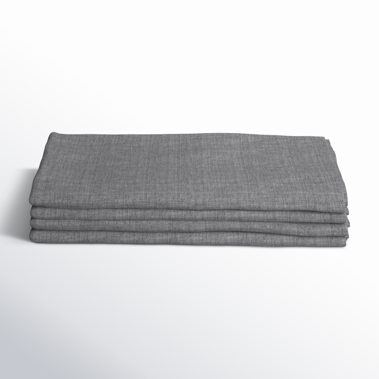 Caron Reversible Cotton Napkin, Black