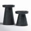 Ensemble de chandelles de table en grès 2 pièces Adneta-1679077536