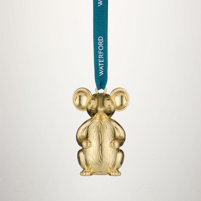Mouse Golden Ornament