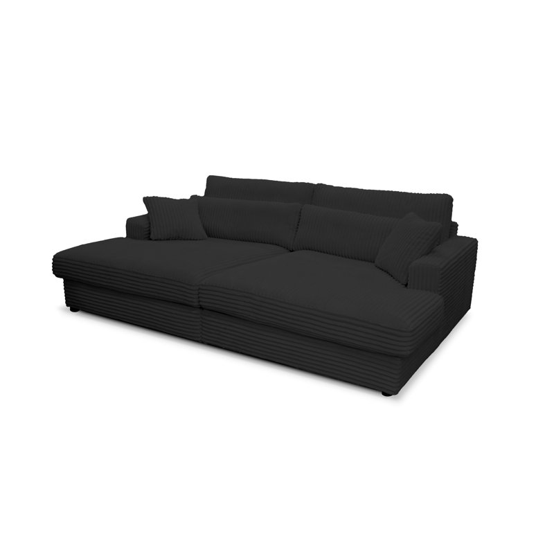 Rishabh Sleeper Sofa, Black