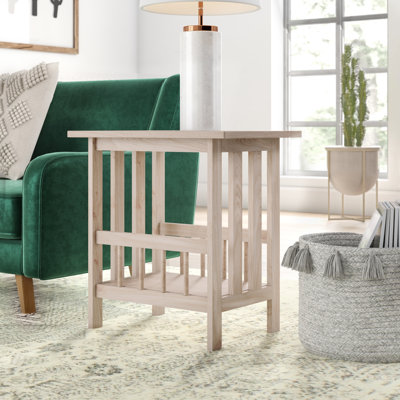 Manatuto Solid Wood End Table