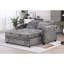 Canapé-lit convertible en chenille 61,6 po