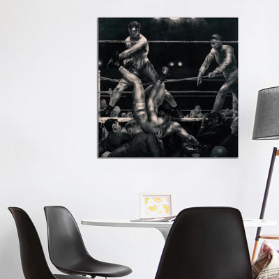 Dempsey And Firpo, 1923-24 1 Piece Wrapped Canvas Wall Art