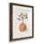 Papier, cadre noyer