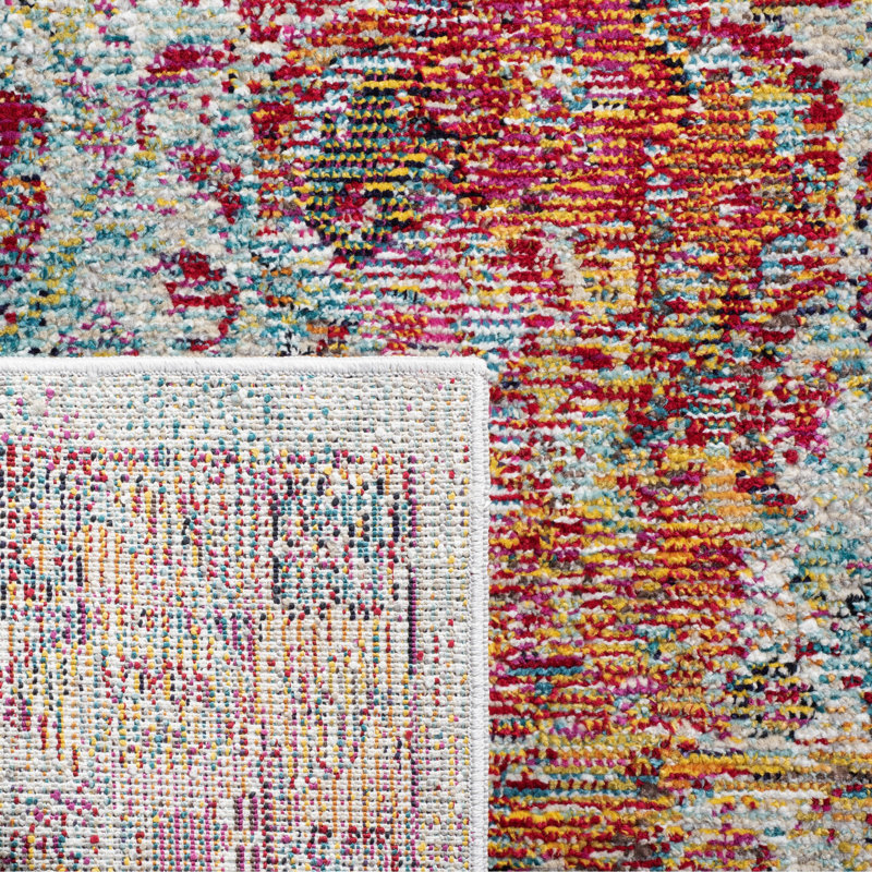 Lazaro Performance Oriental Rug, Square 7'