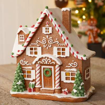 Gingerbread Lane LED Gingerbread House