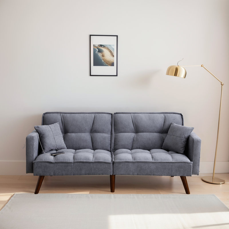 Causeuse Leonetto, Gris foncé