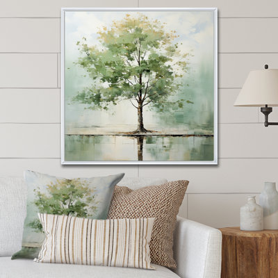 Green American Basswood Wildlife III - Tree Wall Art