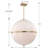 Conrad 3 - Light Dimmable Globe Chandelier-23110231