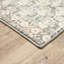 Tapis floral gris / saumon-796018839