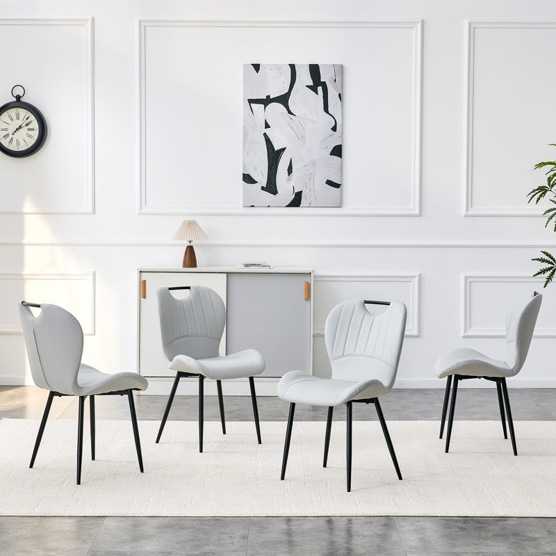 Ensemble de 4 chaises de salle à manger confortables