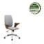 Klakke Faux Leather Mid-Century Office Chair-904262266