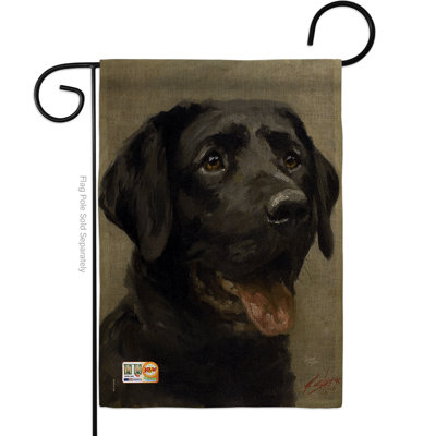 Double Sided 18.5'' H x 13'' W Burlap Animal Garden Flag