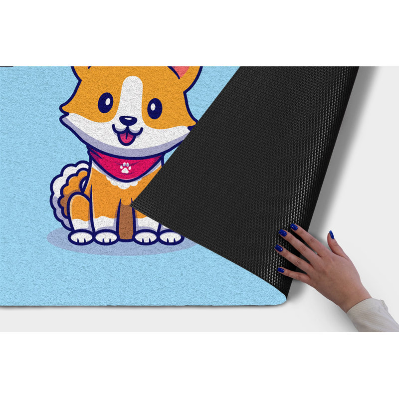 Non-Slip Outdoor Doormat, W39 x L59 cm