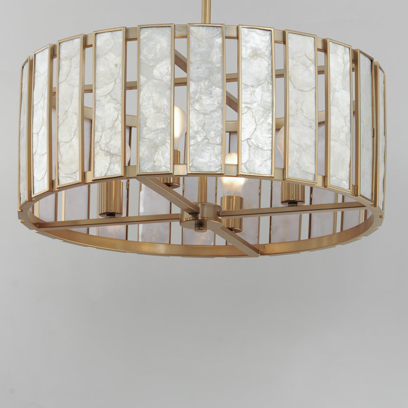 Lustre tambour 4 lumières Beatriz
