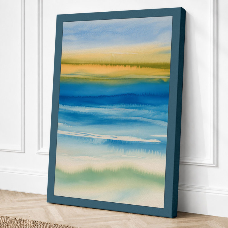 Print, 24x16 - 61.0 x 40.6 cm, Teal Border