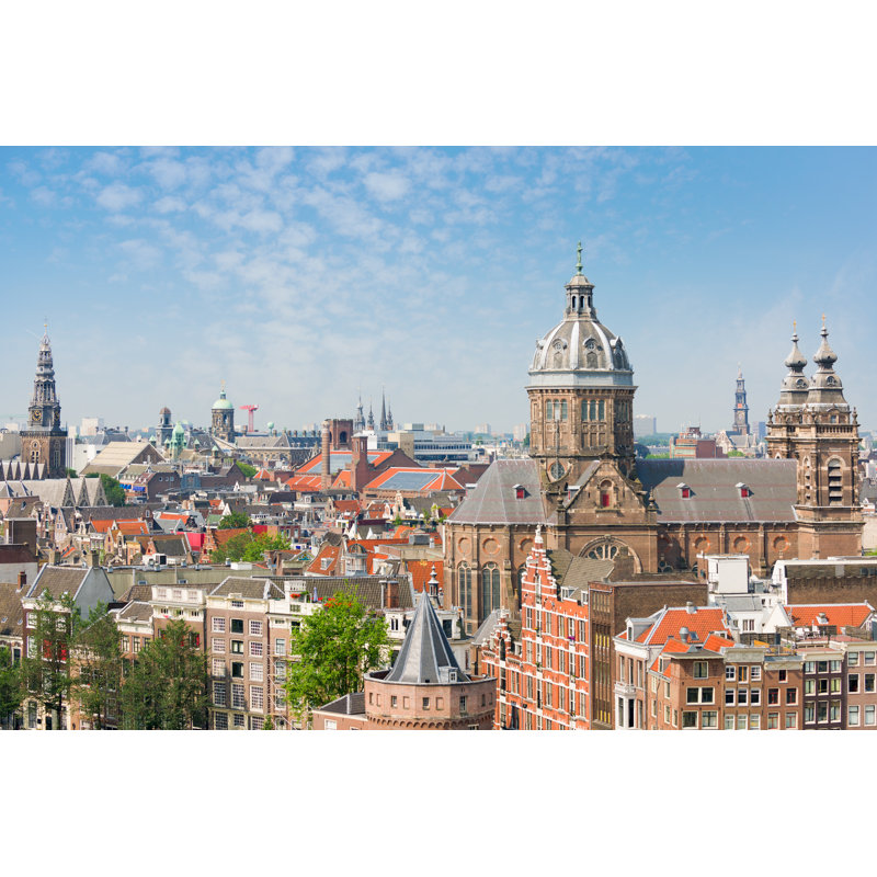 Summer Amsterdam by SergiyN - Wrapped Canvas Print, 30cm H x 46cm W