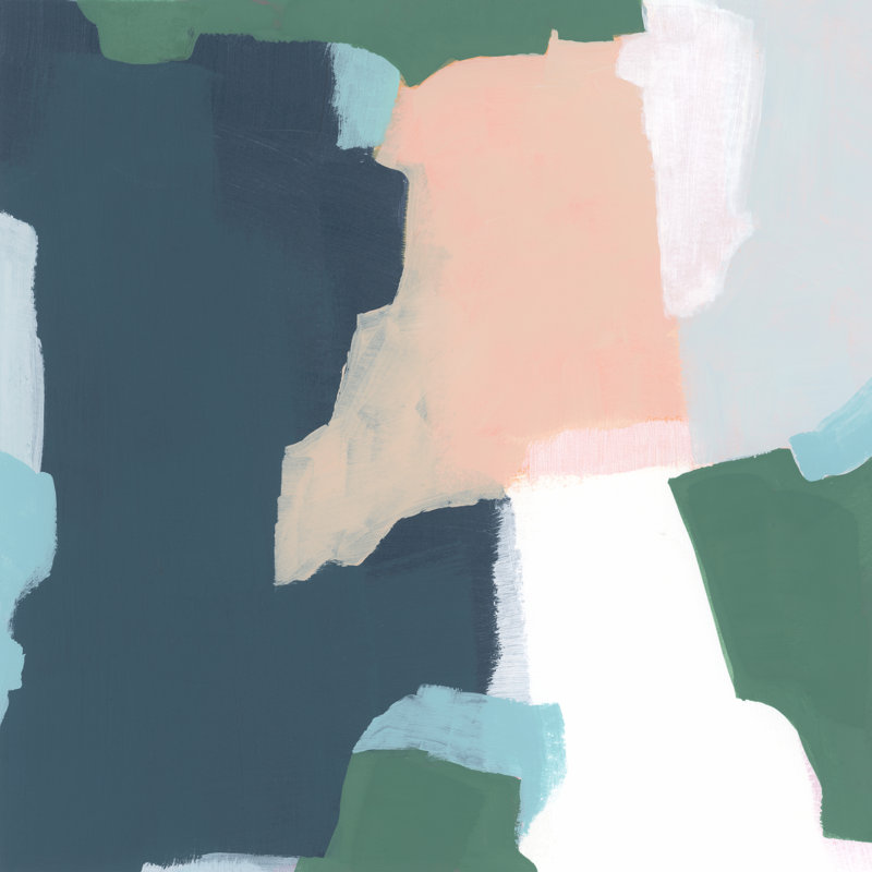 Bounding Blocks II - Wrapped Canvas Print, 122cm H x 122cm W x 3.8cm D