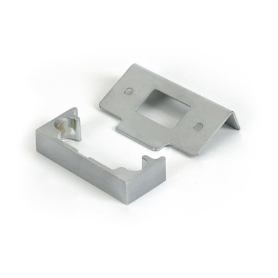 Polished Brass ½" Rebate Kit for Tubular Mortice Latch