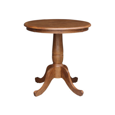 Solid Wood Pedestal Dining Table