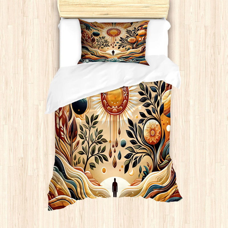 Trippy Duvet Cover, Twin Duvet Cover + 1 Standard Shams