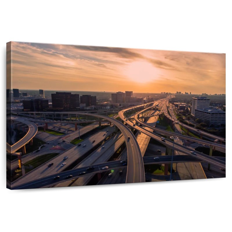 Nicci Dallas Texas Highway, 20" H x 30" W