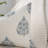 Blue Floral Hand Block Print Reversible Decorative Pillow Cover Rectangle 16"H x 24"W-130620121-130620118