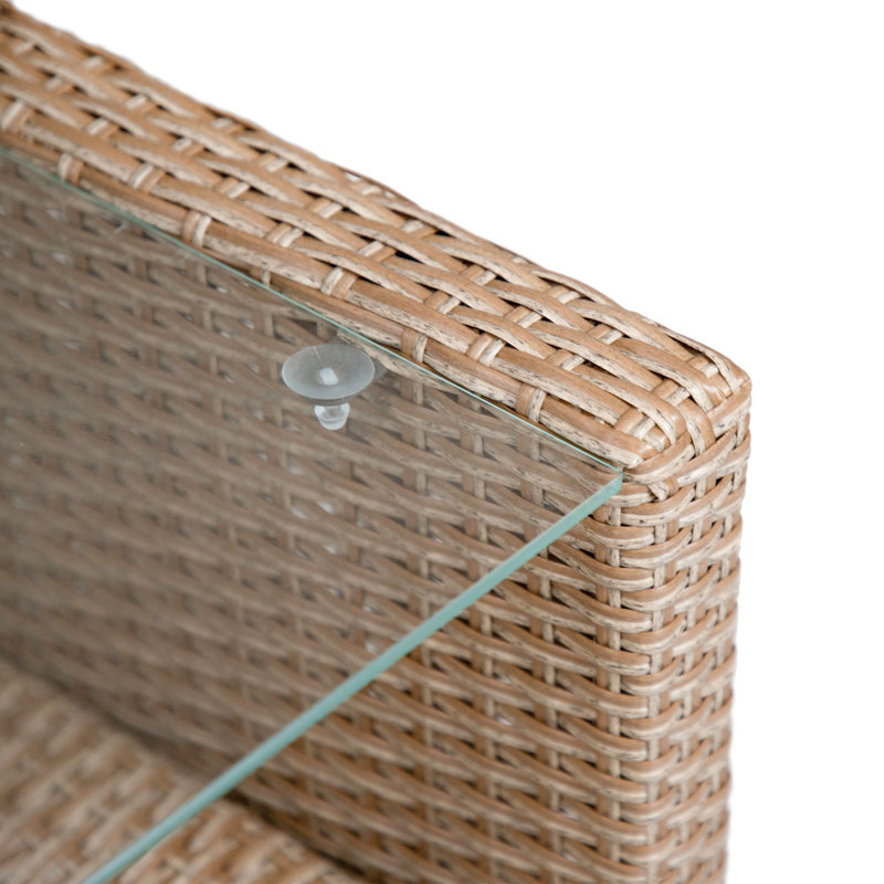 Table basse Malaquite, Brun