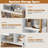 Kitchen Storage Cabinet with Drawer, Pull-Out Shelf and 2 Doors for Dining Room