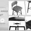 Ensemble de 2 tabourets de bar rotatifs à 360 ° avec tabourets de bar avec coussins en cuir et supports en fer, convenant à divers endroits tels que les cuisines, les restaurants, les bureaux, etc.