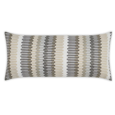 Sunfun Stripe Lumbar Outdoor Decorative Throw Pillow