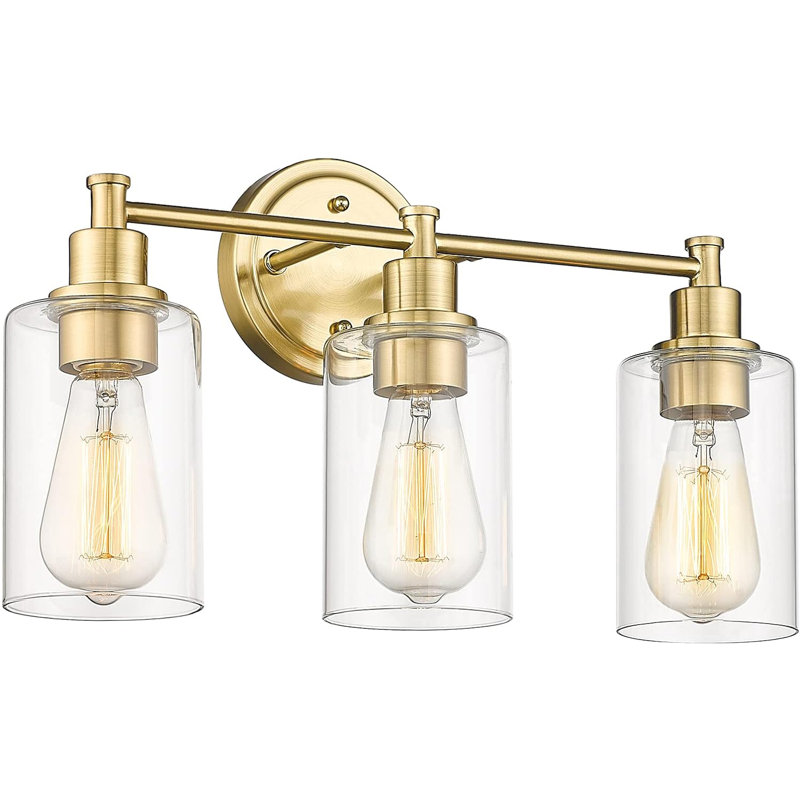 Binegar 3 - Light LED Vanity Light, Champagne Gold