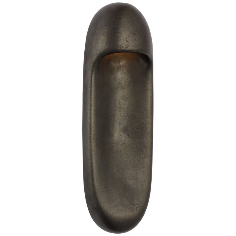 Esculpa 1 - Light LED Outdoor Sconce, Museum Bronze