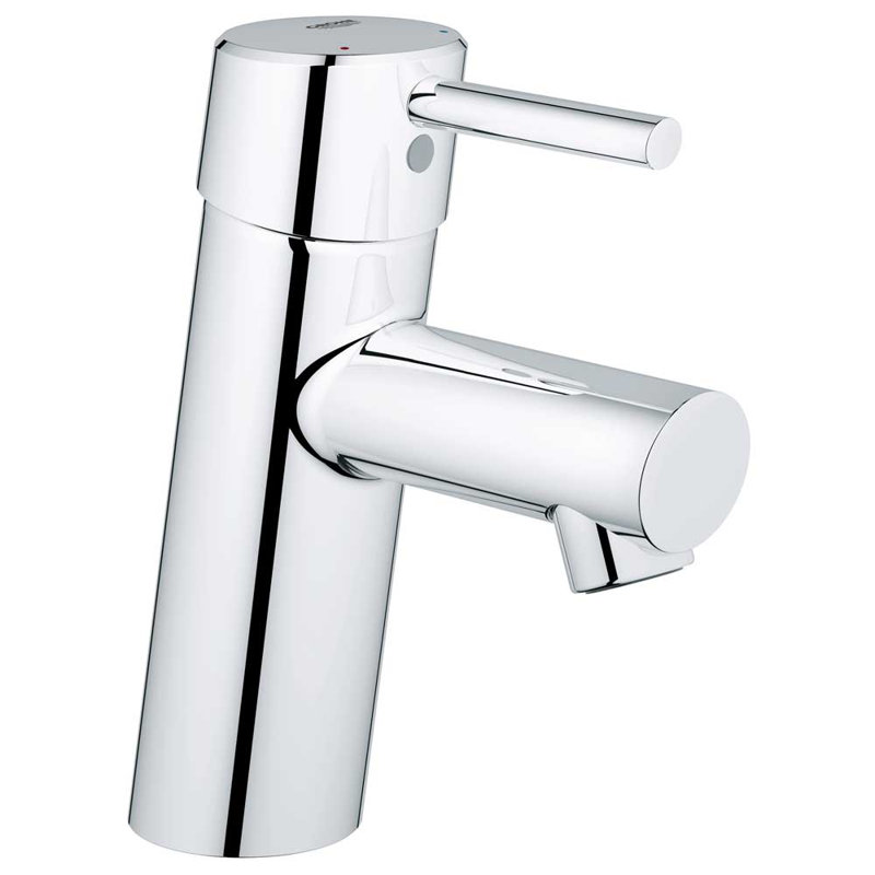 Concetto Single Hole Bathroom Faucet, Chrome
