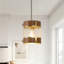 Luminaire suspendu simple en or 1 lumière Potterslane