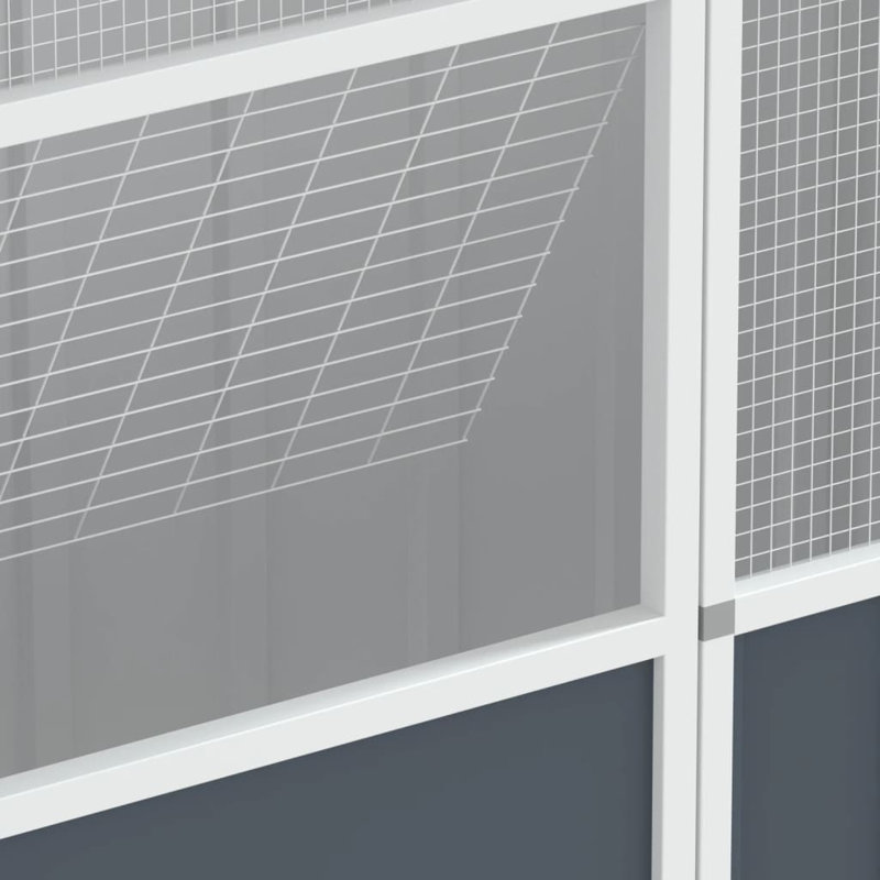 Bletchley Weather Resistant Bird Cage, Anthracite, 200cm H x 115cm W x 78cm D.
