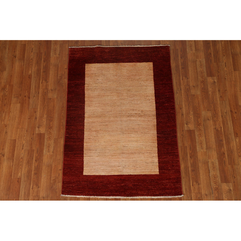 One-of-a-Kind Rectangle 3'3'' X 4'9'' New Age Wool Area Rug in