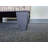 Linen Upholstered Storage Ottoman