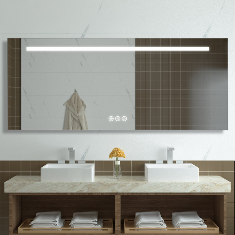 Miroir de salle de bain Hartmut, 30" x 72"